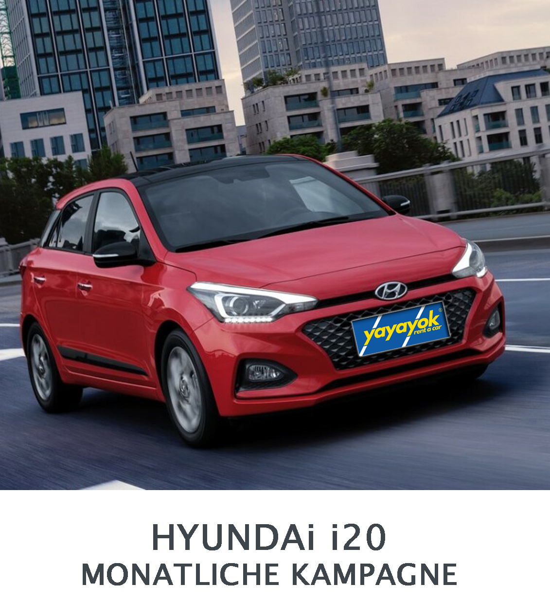 Monatlicher Aktionspreis Hyundai i20