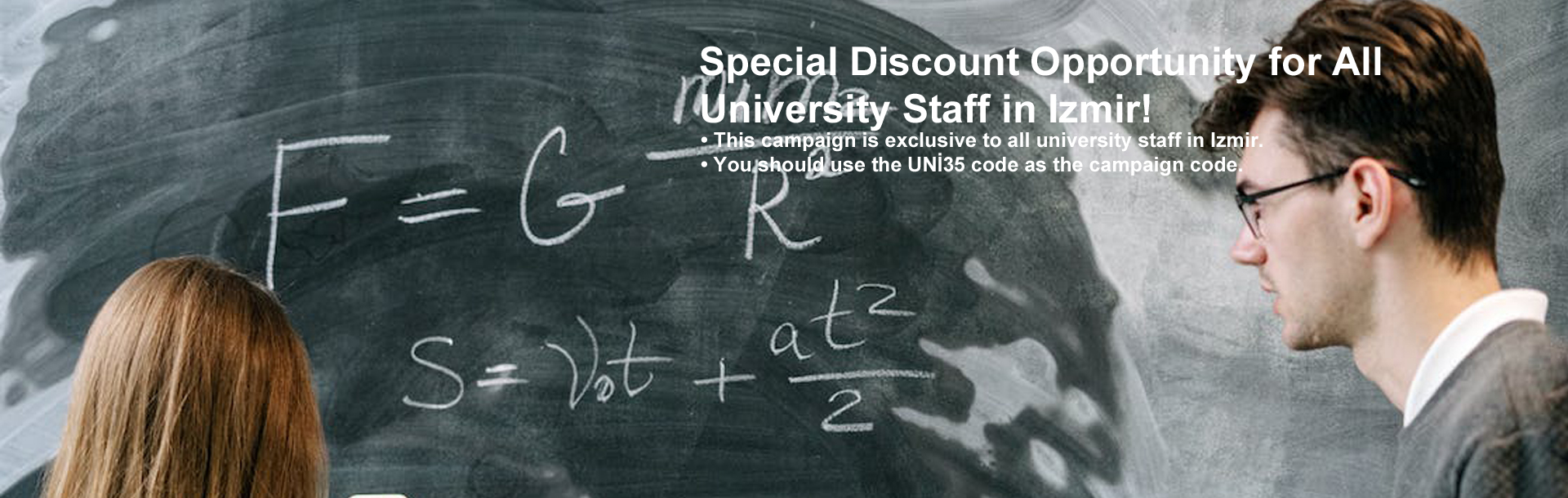 Special Discount Opportunity for All University Staff in Izmir!